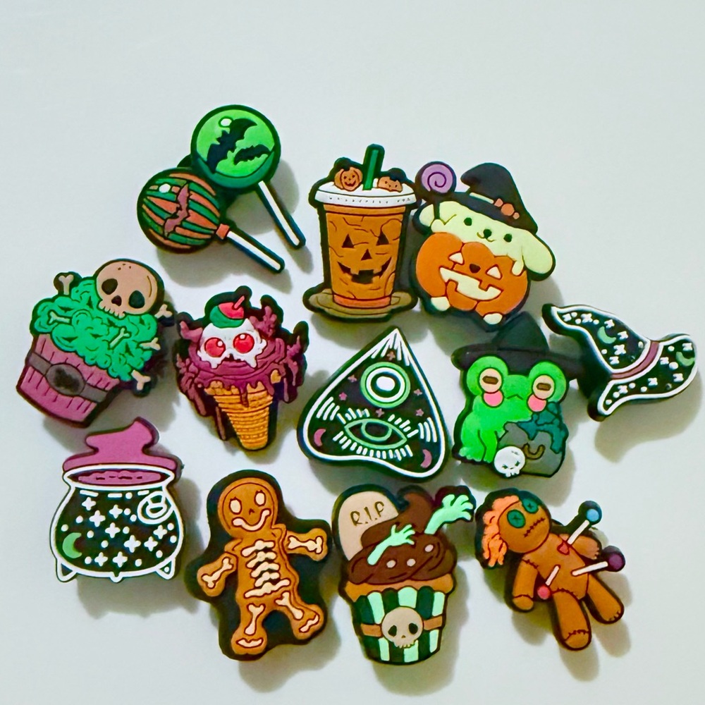 12 Halloween Croc Charms Jibbit Shoe Charm Disney Croc Charms